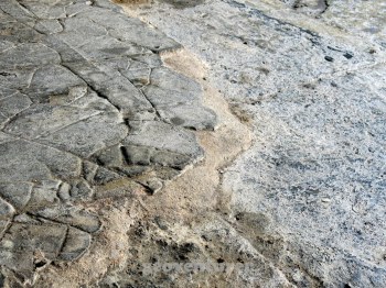 Different layers of the floor (like rock layers! hihi)