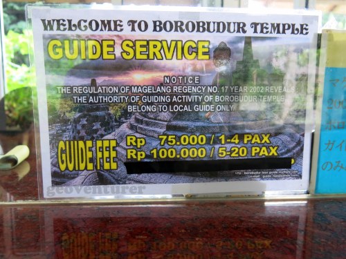Guide fees
