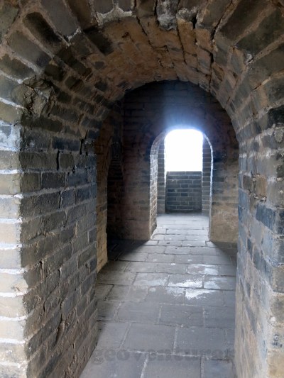 Inside one of the fortresses