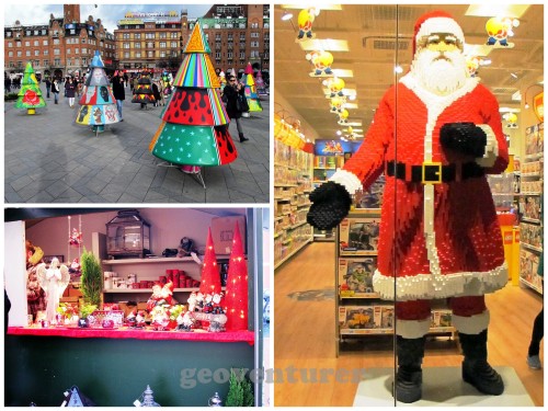 Christmas in Copenhagen (yes, life-sized Lego Santa)