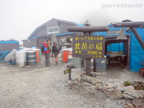 mountain hut at 3,000 masl